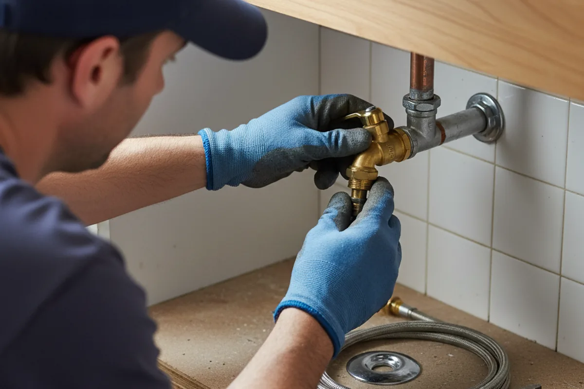 Shutoff valve and fitting work during Faucet and Fixture Repair in Bala Cynwyd